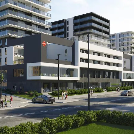 Q Silver -klimatyzowane Przy Manufakturze Z Garazem Gratis, Fv Apartment